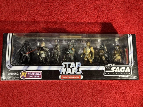 Star Wars Saga Hunt for the Millenium Falcon Bounty Hunter Pack Hasbro 2005 New Cover