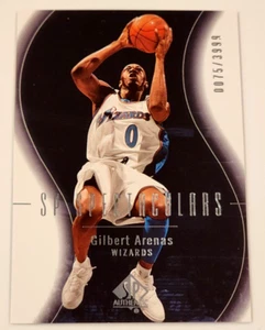 2004 SP Authentic GILBERT ARENAS Card #126 WASHINGTON WIZARDS 75/3999 - Picture 1 of 1