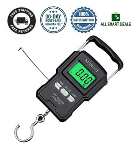 Pesador De Maletas Digital Bascula De Pescado Multiusos Con Gancho Precisa TOP - Picture 1 of 12