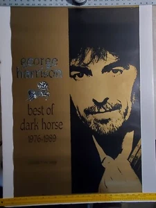 George Harrison Best of Dark Horse 1976-1989 Promotional Poster 35x23 - Picture 1 of 5