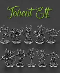 Juego Forest ELF de todas las miniaturas de metal mazmorras y dragones juegos de guerra juguetes - Imagen 1 de 1