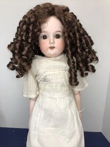 19” Antique Armand Marseille Germany A & M Leather Jointed Body Bisque Doll #SF - Picture 1 of 24