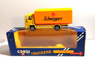 CORGI TRUCKERS FORD CARGO DELIVERY TRUCK SCHWEPPES C1303 - BOXED - LENGTH 10.5CM