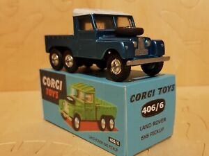 Corgi Toys 406 Land Rover 6X6 One-off  Code 3 Custom Conversion 1950s Boxed.