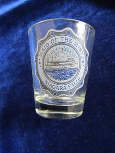 Maiden of the Mist Niagra Falls Vintage Souvenir Glass Shot Glass - Picture 1 of 4