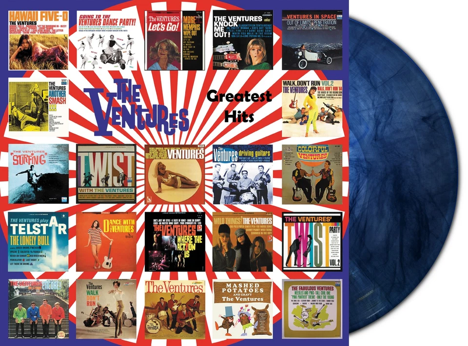 The Ventures Greatest Hits (Vinyl) 12" Album Coloured Vinyl (UK IMPORT) - Image 1 of 1
