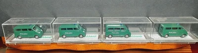 4 PEZZI - Pralinè W. Germany art. 0935 DKW Manoschaftbus Polizei - 1:87 H0 - Immagine 1 di 4