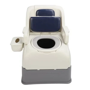 800lbs Triple Sealed Odor Control Bedside Commode Chair Soft Padded Removable - Picture 1 of 12