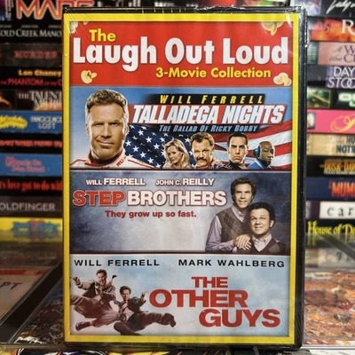 Talladega Nights / Step Brothers / The Other Guys DVD New 3 Will Ferrell Comedy - Image 1 of 4