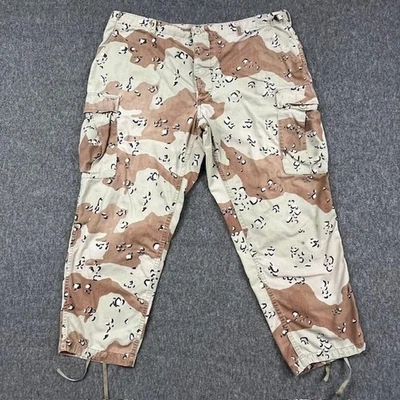 US Military BDU Cargo Pants Mens X-Large Regular Desert Camo 6-Color Button Fly - Image 1 of 4