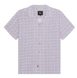 Rails Lanai Tin Stamp Seatia Short Sleeves White Hue Men's Shirt XXL - Picture 1 of 23