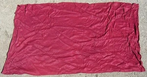 Maroon Dresser Scarf Vintage Decorative Linen - Picture 1 of 2