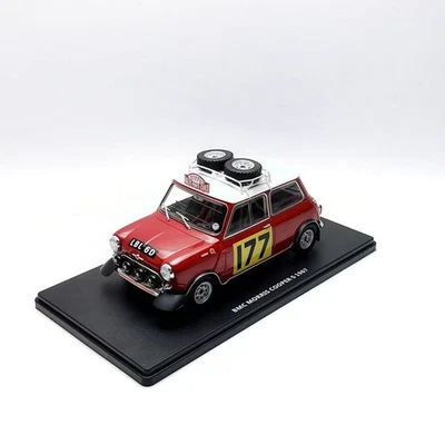 for IXO for BMC for Morris for Mini for Cooper S 1967 red 1:18 Car Pre-built - Image 1 of 4