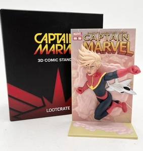 LootCrate 2019 Marvel Captain Marvel 3D Comic Standee - Picture 1 of 5