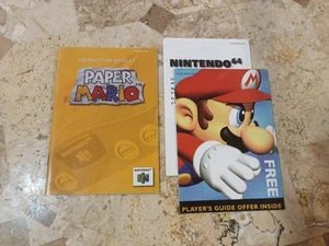 Manual Instruction Book PAPER MARIO ✨Nintendo 64 N64➡️ SEE DISCOUNT B2G1 - Picture 1 of 8