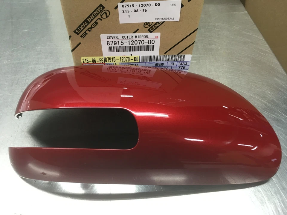 CUBIERTA ESPEJO RETROVISOR PASAJERO TOYOTA SCION XD FABRICANTE DE EQUIPOS ORIGINALES 87915-12070-D0 ROJO SE ADAPTA A 2008-2014 Foto 1 de 1