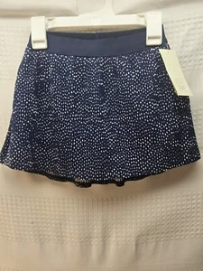 All In Motion Pleated Skort Girls Size 4/5 Blue Polka Dot Flowy 6105 - Picture 1 of 6