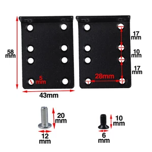 1 Pair Rack Mount For Cisco SG300 SG350 SG500XG SG550X Switch With Screws - Picture 1 of 9