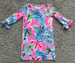 Lilly Pulitzer Mini Sophie Dress Girls Size Medium (6-7) Style 001314 Tiny Flaw - Picture 1 of 18