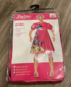 Seltsames Barbie Film Kostüm Kleid Erwachsene Cosplay Outfit Größe L Large Anime Pink - Bild 1 von 2