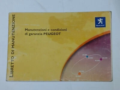 PEUGEOT Libretto Manutenzione e condizioni di Garanzia  anno 2006 - Immagine 1 di 4