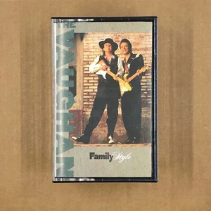 VAUGHAN BROTHERS Cassette Tape FAMILY STYLE 1990 Rock Blues STEVIE JIMMIE Rare - Picture 1 of 5