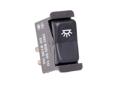 New 1977-1991 Mercedes-Benz Black Vertical Dome Light Switch *0008205910 - Image 1 of 4