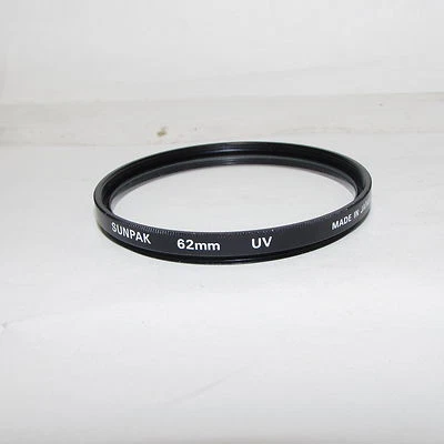 Genuine Sunpak UV 62mm Lens Filter Made in Japan O30418 - Image 1 of 2