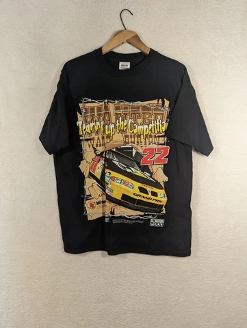 2000 WARD BURTON #22 Tearing Up The Competition T SHIRT XL NASCAR EUC Cover