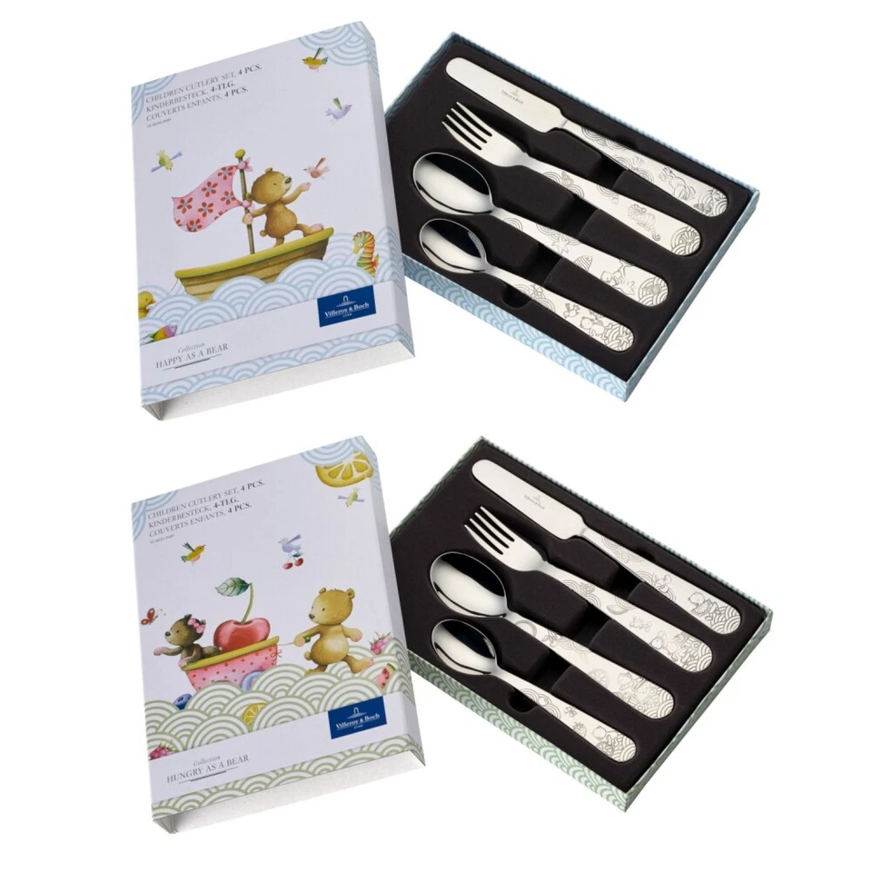 Villeroy und Boch Kinderbesteck Set 4-tlg. Happy-Hungry as a Bear - Bild 1 von 1