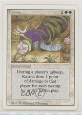 1994 Magic: The Gathering - Core Set: Revised Karma 5h9