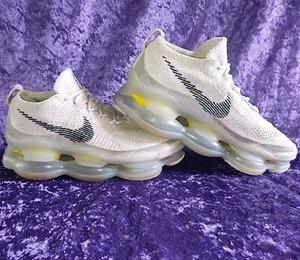 Nike Air Max Scorpion Flyknit Lemon Wash Ivory Men Unisex Casual Shoe DJ4701-001 - Picture 1 of 9