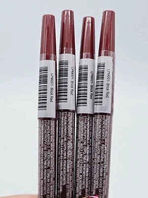 Styli-Style Twist & Sharp! Self Sharpening Lip Liner LPM001 Brick Red. QTY:4 - Image 1 of 4