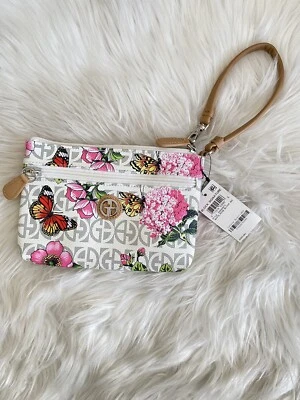 Giani Bernini Block 签名花卉腕带,白玫瑰,均码  — 第 1/4 张图片