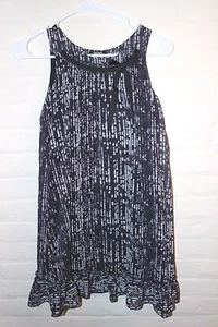 DKNY Girls' 10 Black Polka Dot Silk Party Dance DRESS FROM FRANCE PARTY READY!! - Picture 1 of 4