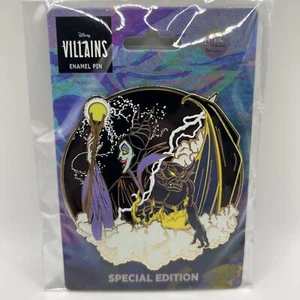 Disney Pink A La Mode LE Pin Maleficent Villain Chernabog Glitter LE 300 - Picture 1 of 4