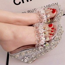 wedge heel wedding flip flops