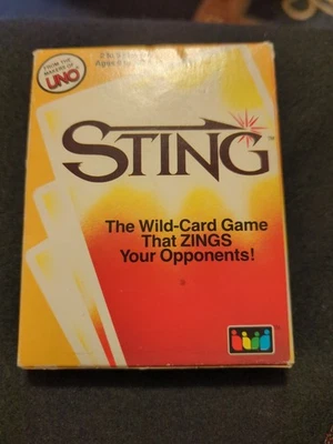 Juego de cartas vintage años 80 1984 Sting Rummy Gone Wild Makers of UNO Foto 1 de 4