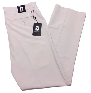 FOOTJOY Golf Performance Pants 24103 Stone Light Beige 36 x 32 ~ New - Picture 1 of 8