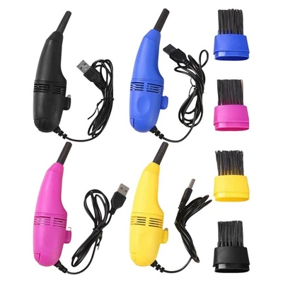 Mini Computer Vacuum Keyboard Cleaner PC Laptop Brush Dust Cleaning Kit Handheld - Image 1 of 4