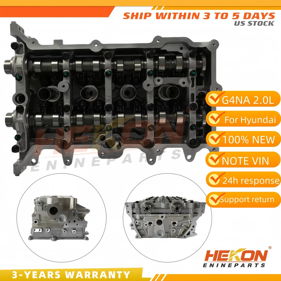 Engine Cylinder Head Assembly For G4NA Hyundai Tucson Kia Rondo 2011-2021 2.0L - Image 1 of 4