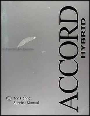Manuale Di Servizio Originale OEM Per Honda Accord HYBRID 2005-2007 - Immagine 1 di 2