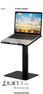 LSX6N Laptop Stand Ergonomic Adjustable Notebook Riser Holder Computer - Afbeelding 1 van 3