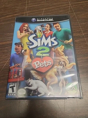 The Sims 2 Pets (Nintendo GameCube, 2006) CIB Complete with Manual TESTED - Image 1 of 3
