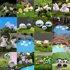DIY Garden Ornament Mini Figurine Resin Craft Plant Pots Fairy Dollhouse Decor