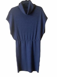 Alice And Olivia wool blend turtleneck sweater dress gray sleeveless size large - Picture 1 of 5