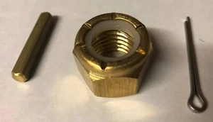 MHI Brass Propeller Nut Kit 1 & 1-1⁄8" Shaft x 3/4"-10 Thread Part # PNKT1.000-B - Picture 1 of 4