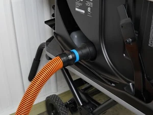Adaptador de manguera de aspiradora de taller de 1-1/4" para sierra de mesa SawStop Jobsite - Imagen 1 de 4