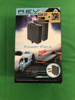 REV Robotic Enhanced Vehicles Power Pack 2 Recharge Power Packs 2 USB Cables - Image 1 of 4