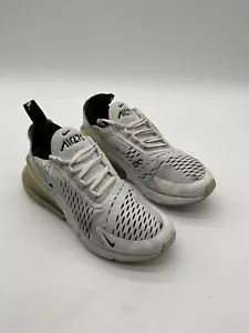 Nike Air Max 270 scarpe sneakers donna taglia 6,5 bianco nero punta tonda stringate - Foto 1 di 17